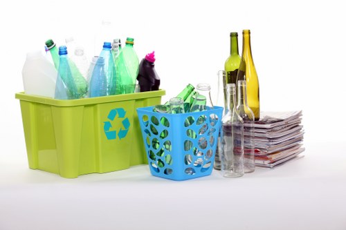 Professional team handling builders waste clearance
