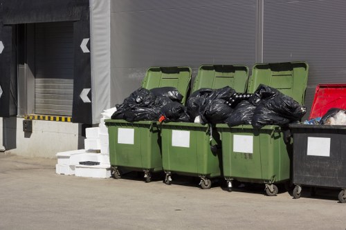 Recycled furniture items ready for pickup in Millhill
